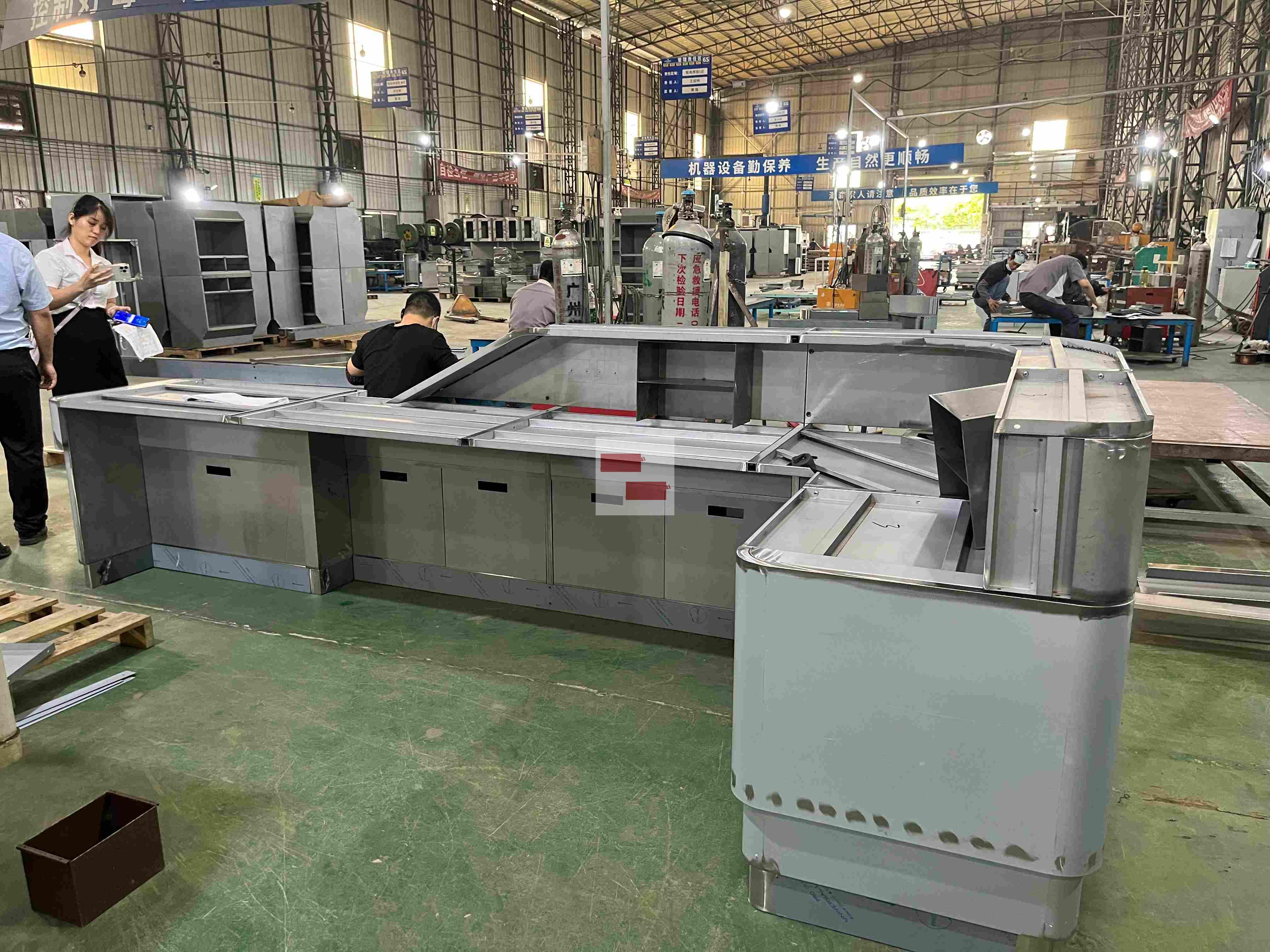 护士站工厂生产图